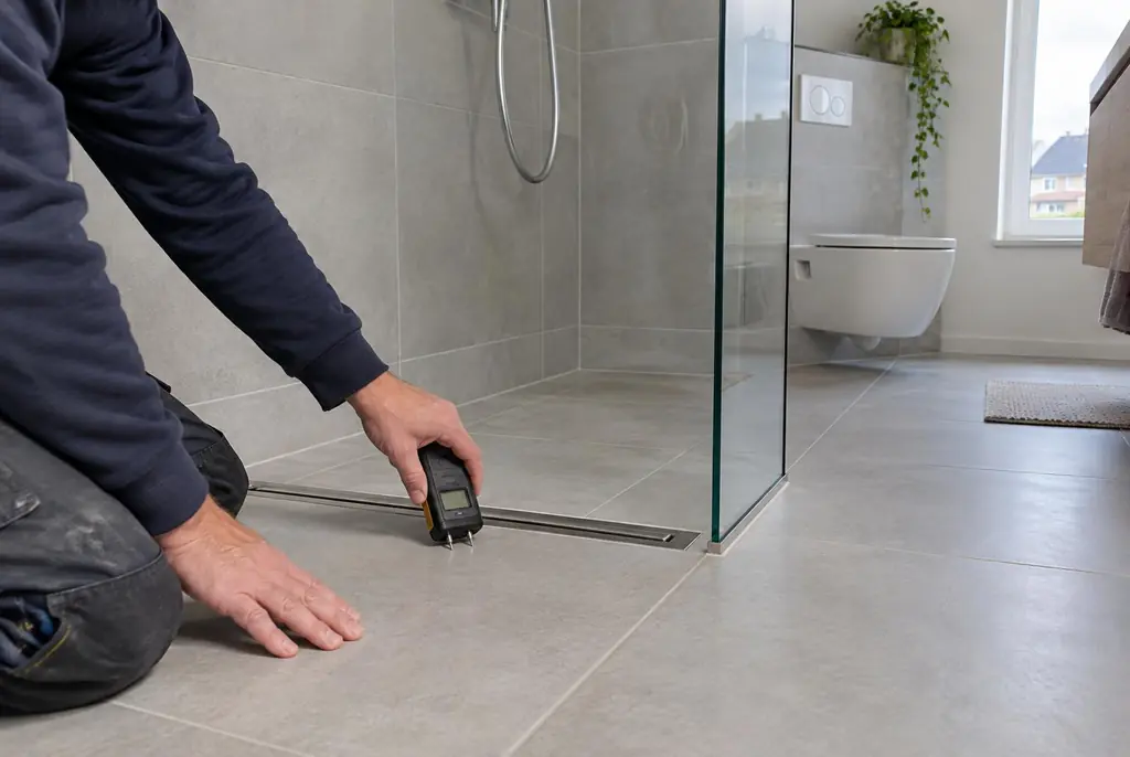 Lekdetectie Hoogland – badkamer in een nieuwbouwwoning