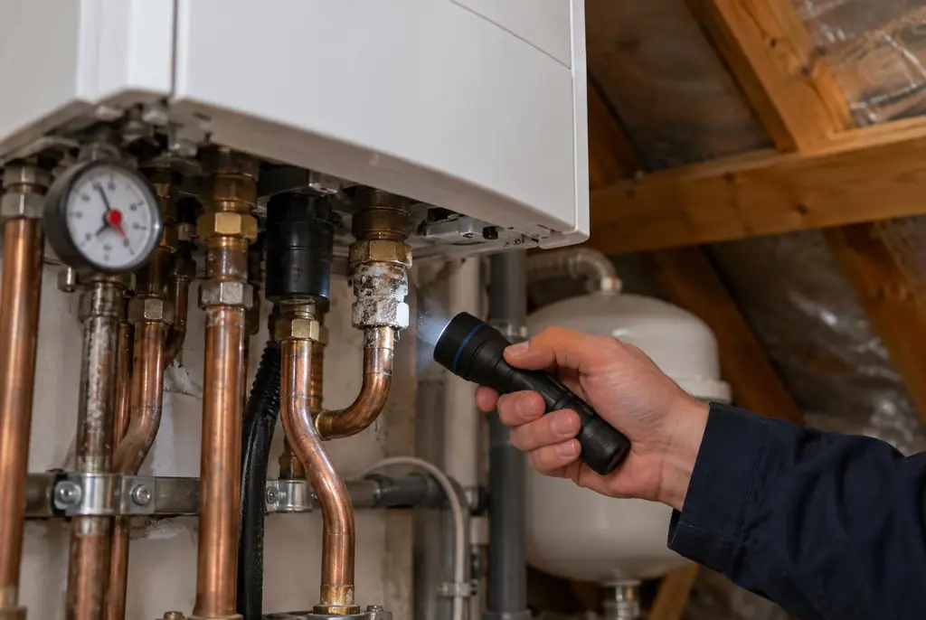 Lekdetectie Hoogland – cv-ketel en leidingen op zolder